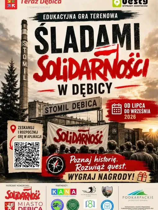 Gra terenowa „Śladami Solidarności w Dębicy” – ostatni miesiąc na udział