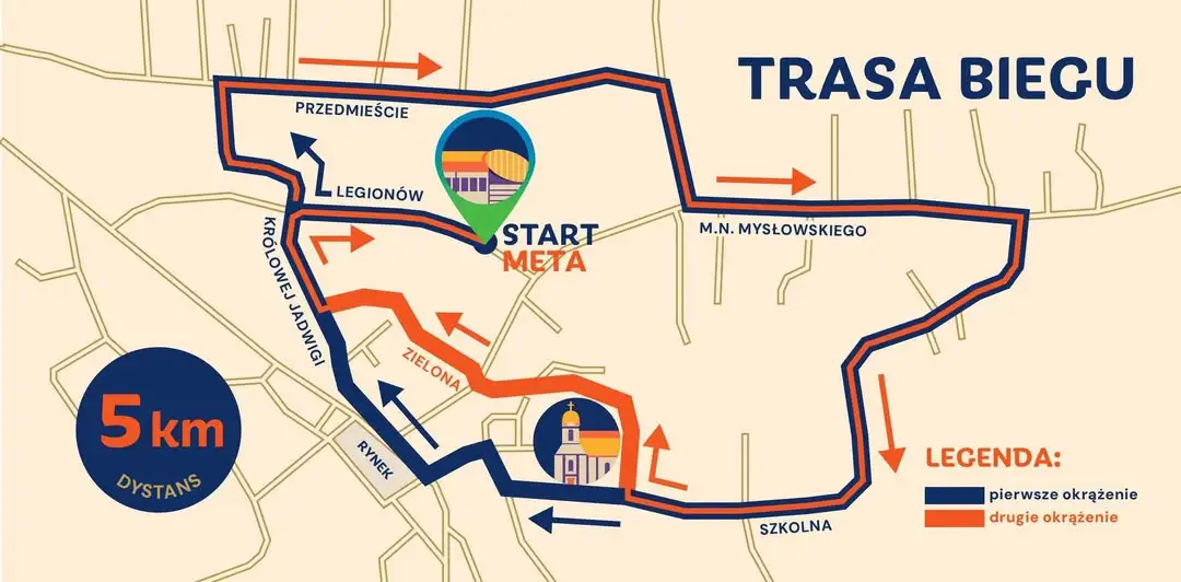 IX Bieg Uliczny w Brzostku – znamy trasę! 5 km, dwie pętle i start już 27 września
