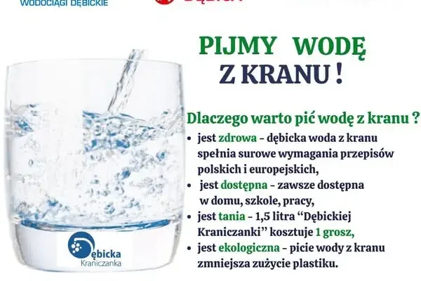 Kampania „Dębicka Kraniczanka” promuje picie wody z kranu w szkołach