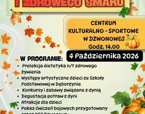 Święto Dyni i Zdrowego Smaku w Dzwonowej — 4 października