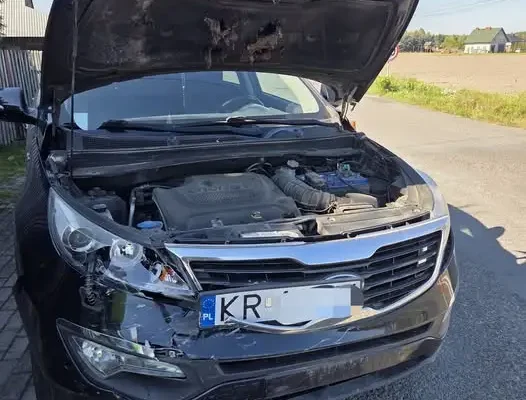 Kolizja dwóch aut na ul. Paderewskiego w Pilźnie