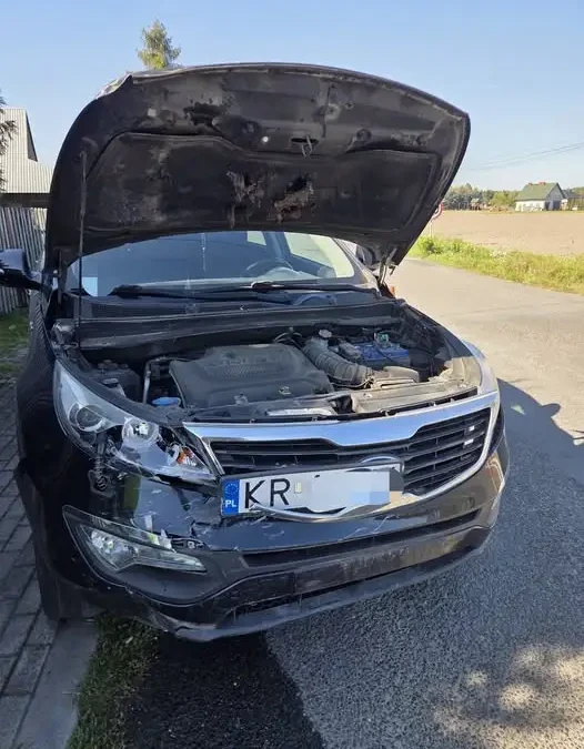 Kolizja dwóch aut na ul. Paderewskiego w Pilźnie