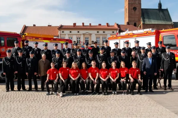 Plama oleju na ul. Kraszewskiego w Pilźnie – interwencja OSP