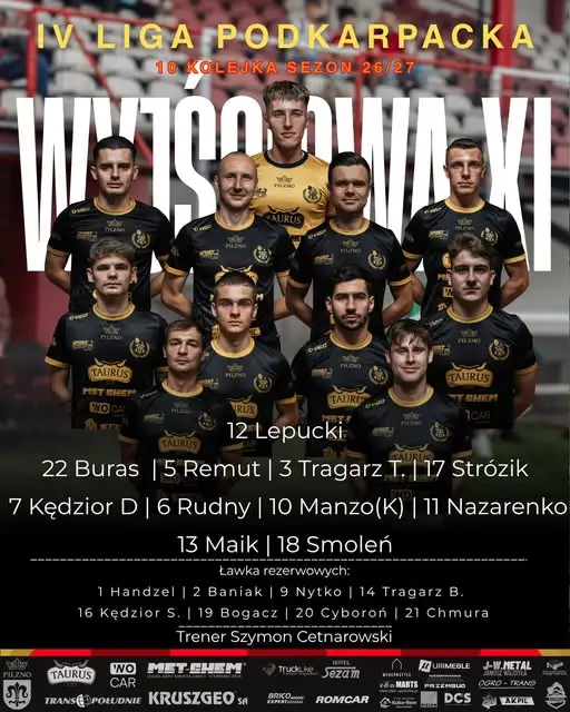 Legion Pilzno zagra na wyjeździe ze Spec Stal Łańcut w 10. kolejce IV ligi