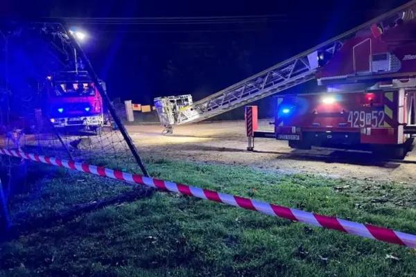 Drzewo zagrażało bezpieczeństwu w Przeczycy – interwencja strażaków