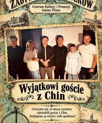 Zabytkowe rowery z Gminy Pilzno zachwyciły gości z Chin