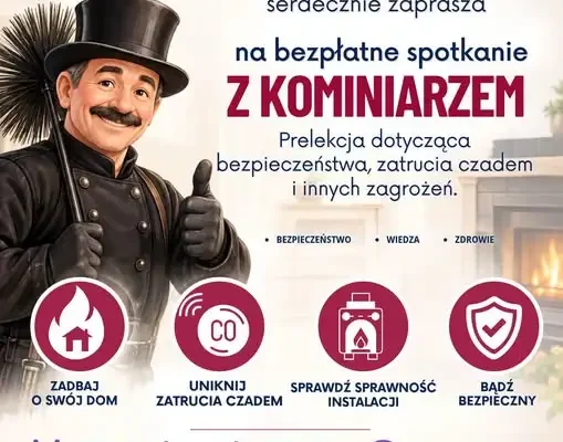 Bezpłatne spotkanie z kominiarzem w Pilźnie – jak chronić dom przed czadem?