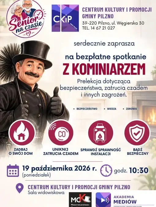 Bezpłatne spotkanie z kominiarzem w Pilźnie – jak chronić dom przed czadem?