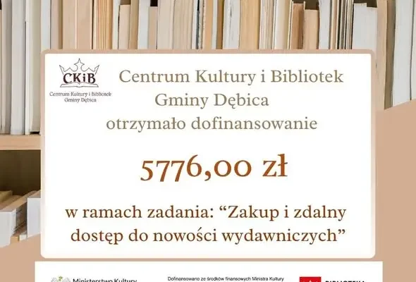 Nowe książki na półkach dzięki dofinansowaniu z Programu Biblioteki Narodowej