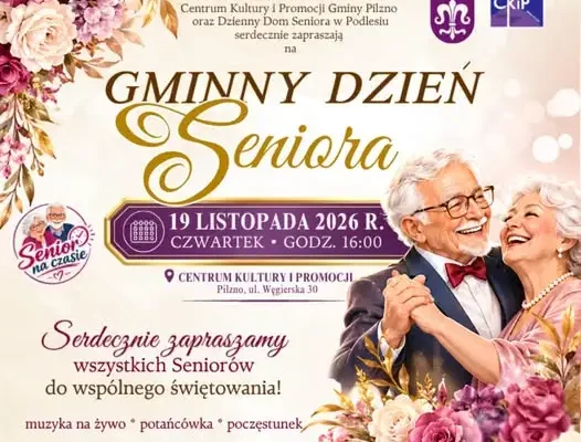 Gminny Dzień Seniora w Pilźnie – wspólne świętowanie już 19 listopada